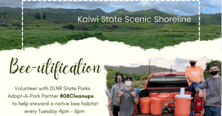 Kaiwi State Scenic Shoreline BEE-UTIFICATION PROJECT