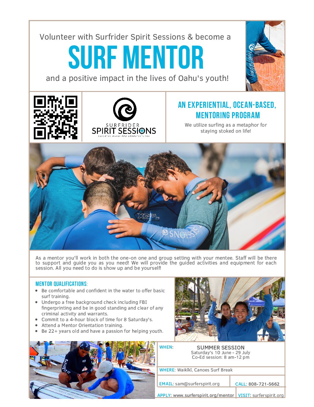 Mentor – Surf Based Mentor Program